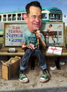 Cartoon: Tom Hanks - Still waiting on bus (small) by RodneyPike tagged tom,hanks,movie,actor,forrest,gump,art,caricature,humor,illustration,manipulation,photo,photomanipulation,photoshop,pike,rodney,rwpike,digital,graphic,celebrity,political,satire
