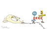 Cartoon: Ameisenstraße (small) by Pierre tagged ameise,ameisenstraße,ameisenbär,verkehr,verkehrslenkung,fressen,umleitung