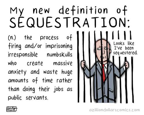 Cartoon: From my dictionary (medium) by a zillion dollars comics tagged politics,government,bureaucracy