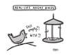 Cartoon: Real Life Angry Birds (small) by a zillion dollars comics tagged nature,birds,computer,video,games,trends