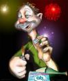 Cartoon: Happy new year! (small) by KryCha tagged tampoon,feuerwerk,ob,