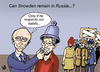 Cartoon: Asylum Snowden... (small) by Vejo tagged snowden,russia,campanologist,asylum