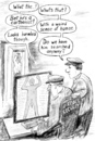 Cartoon: Cartoonist Scan (small) by Alan tagged cartoonist,karikaturist,body,scanner,körperscanner,bodyscanner,nacktscanner,airport,security,ink,pen,man,mann,scan,humor