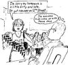 Cartoon: Excuse for Homework (small) by Alan tagged homework,dirty,late,teacher,student,excuse,ruth,tire,marks,manistee