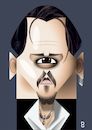 Cartoon: Johnny Depp (small) by spot_on_george tagged johnny,depp,caricature,vector,digital