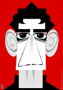 Cartoon: Lou Reed RIP (small) by spot_on_george tagged lou,reed,caricature