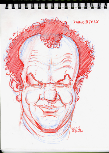 Cartoon: John C Reilly (medium) by McDermott tagged johncreilly,actor,mcdermott,comedy,stepbrothers,movies,caricature