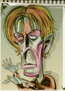 Cartoon: Caricature of David Bowie (small) by McDermott tagged bowie music davidbowie mcdermott