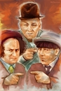 Cartoon: The Three Stooges (small) by McDermott tagged 3stooges,comedy,shemp,moe,curly,babe