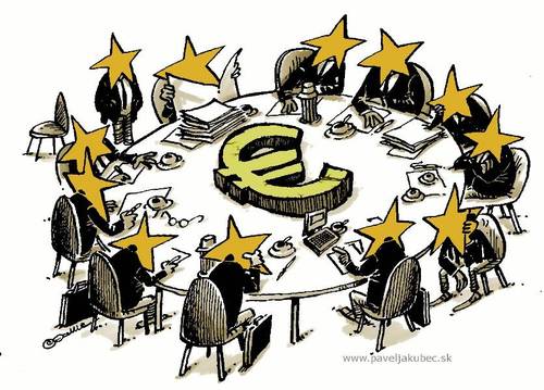 Cartoon: Euro (medium) by toon tagged euroval