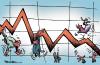 Cartoon: Economy - crisis (small) by toon tagged cartoon,political,world,eart,drawing