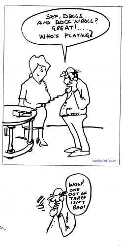 Cartoon: sex drugs (medium) by Jedpas tagged drugs,age,cartoon,funny
