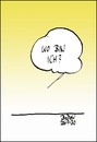Cartoon: Eine existentielle Frage (small) by BoDoW tagged ego,ich,existenz,verschwunden,wo,bin,identität,philosophie,grundfrage