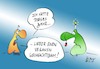 Cartoon: Fröhliche Weihnachten (small) by BoDoW tagged frohe,weihnachten,weihnachtsbaum,vegan,beziehung,paar,ablehnung,entäuschung,geschenk
