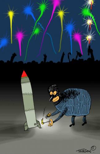 Cartoon: - (medium) by to1mson tagged new,year,terror,politics,politicians