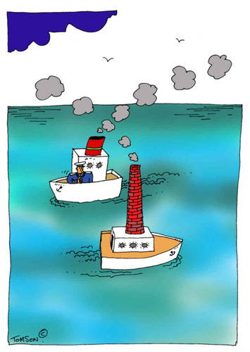 Cartoon: ... (medium) by to1mson tagged meer,morze,sea,schiff,statek,boat
