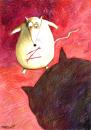 Cartoon: - (small) by to1mson tagged cat,mouse,maus,katze,mysz,kot