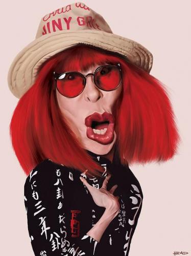 Cartoon: Rita Lee (medium) by manohead tagged caricatura,caricature,manohead