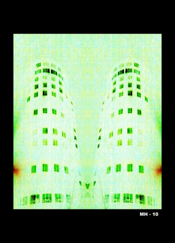 Cartoon: MH - Two Towers (medium) by MoArt Rotterdam tagged twotowers