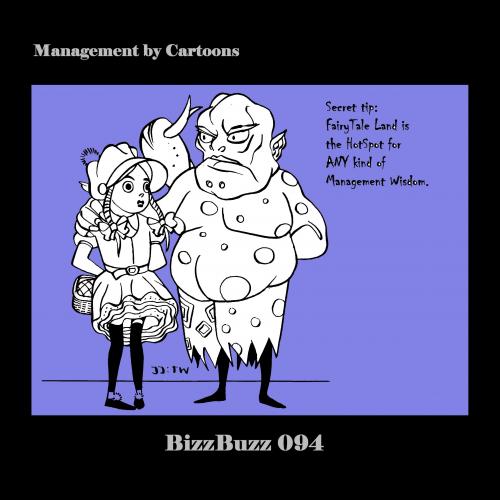 Cartoon: Management Wisdom HotSpot (medium) by MoArt Rotterdam tagged officesurvival,businesscartoons,officelife,managementadvice,managementcartoons,bizzbuzz,fairytale,fairytaleland,secrettip,hotspot,managementwisdom