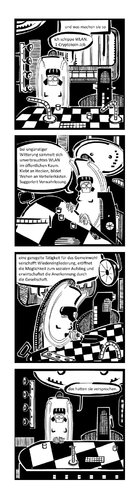 Cartoon: Ypidemi Arbeit WLAN (medium) by bob schroeder tagged ypidemi,arbeit,wlan,job,krypto,coin,lohn,gesellschaft,aufstieg,gemeinwohl,comic