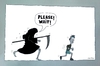 Cartoon: Death Run (small) by Huse Fack tagged tod,death,jogger,laufen