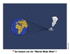 Cartoon: world wide web (small) by Huse Fack tagged internet,www,web,space,ufo,earth,erde