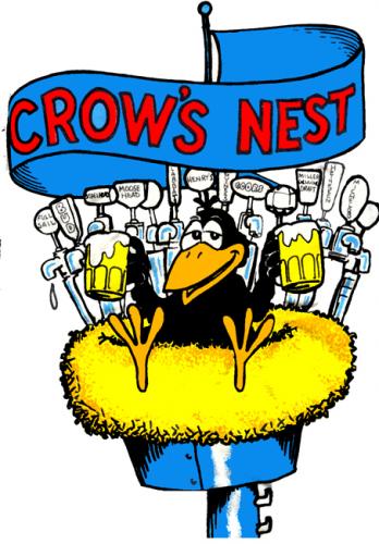 Cartoon: Crows Nest (medium) by saltpppr tagged beer,fun,alcohol,bar,tavern,pub,crow,nest