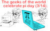 Cartoon: Pi Day (small) by saltpppr tagged math2022