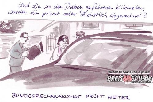 Cartoon: Dienstwagen (medium) by preissaude tagged dienstwagen