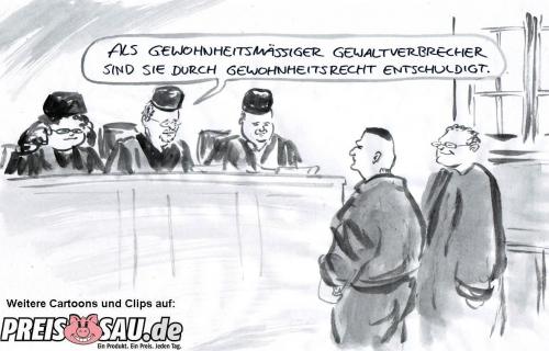 Cartoon: Justiz (medium) by preissaude tagged justiz