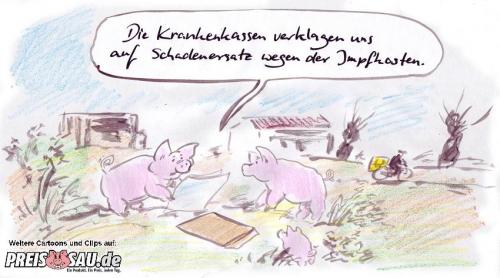 Cartoon: Klage (medium) by preissaude tagged klage