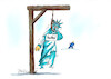 Cartoon: Das Dekret (small) by Skowronek tagged dekret,trump,freiheitsstatue,usa,skowronek,cartoons