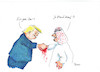Cartoon: Guter Deal (small) by Skowronek tagged trump,saudi,arabien,waffen,geschäfte,jobs