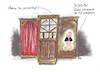 Cartoon: Im Beichtstuhl (small) by Skowronek tagged kirche,missbrauch,penis,kinder,jugendliche,doppelmoral,sexualität,zöllibat,machtmißbrauch