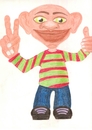 Cartoon: gnomo (small) by paintcolor tagged caricature,gnomo,finger