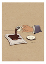 Cartoon: Espresso (small) by Mehmet Karaman tagged espresso,kaffee