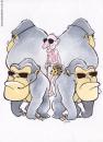 Cartoon: Tarzan (small) by Jesse Ribeiro tagged comic cartoon animals illustration nature satire man monkey