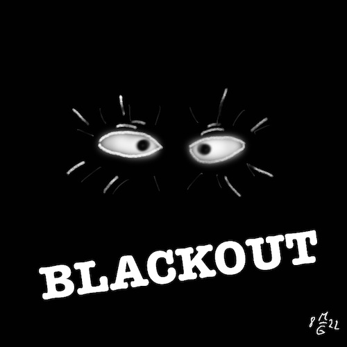 Cartoon: Blackout (medium) by legriffeur tagged strom,energie,deutschland,energieversorger,energiekrise,blackout,legriffeur61,cartoons,wirtschaft,stromversorgung,heizlüfter,gas,gasmangel