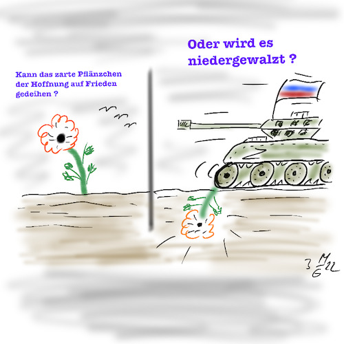 Cartoon: Hoffnung (medium) by legriffeur tagged ukraine,ukrainekonflikt,ukrainekrieg,rudolf,legriffeur61,cartoon,cartoons,europa,außenpolitik