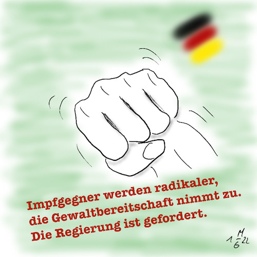 Cartoon: Radikale Impfgegner (medium) by legriffeur tagged politik,politiker,deutschland,impfen,impfgegner,virus,corona,coronavirus,legriffeur61,innenpolitik,regierung,bundesregierung,gesundheitswesen,gesundheit,impfstoffe