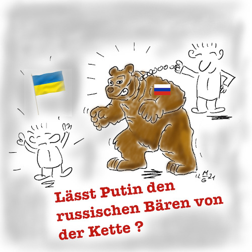 Cartoon: Spielt Putin mit dem Feuer? (medium) by legriffeur tagged nato,ukraine,außenpolitik,russland,putin,ukrainekrise