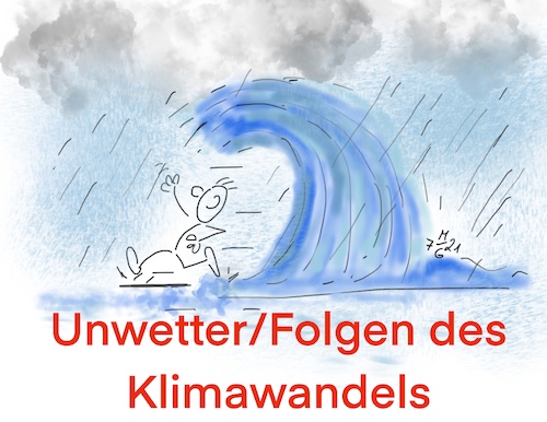 Cartoon: Unwetter (medium) by legriffeur tagged unwetter,klima,klimeschutz,klimawandel,umwelt,umweltschutz