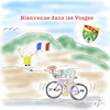 Cartoon: Tour de France 2022 (small) by legriffeur tagged tour,de,france,tourdefrance2022,radfahren,radsport,radrennen,cartoon,cartoons,legriffeur61,gesundheit,gelbestrikot,sport