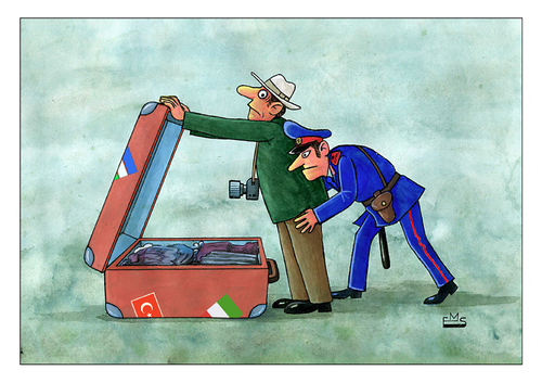 Cartoon: Duty (medium) by Makhmud Eshonkulov tagged duty