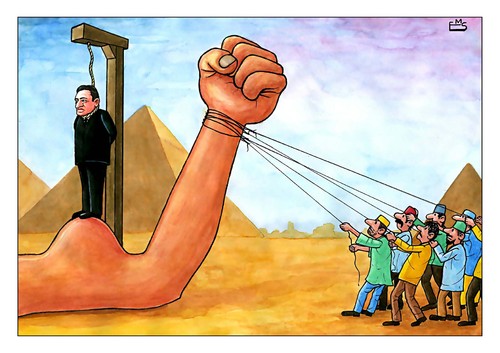 Cartoon: Muborak (medium) by Makhmud Eshonkulov tagged muborak,egypt