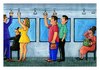 Cartoon: No Title (small) by Makhmud Eshonkulov tagged subway