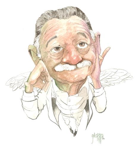 Cartoon: Mario Benedetti (medium) by Mau tagged tregua,la,fuego,el,por,gracias,uruguayo,poeta,benedetti,mario