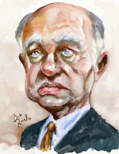 Cartoon: Hector Timerman (medium) by Bob Row tagged argentina,timerman,caricature