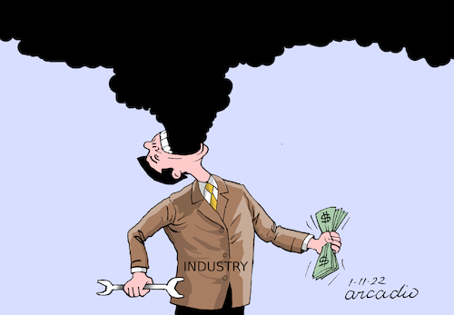 Cartoon: Polluting man. (medium) by Cartoonarcadio tagged pollution,planet,earth,environment,global,warming